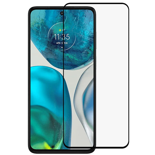 RURIHAI for Motorola Moto G52 4G / G82 5G Aluminum-silicon Glass Film, Secondary Hardening Full Glue 2.5D 9H Anti-scratch Full Screen HD Screen Protector - 1