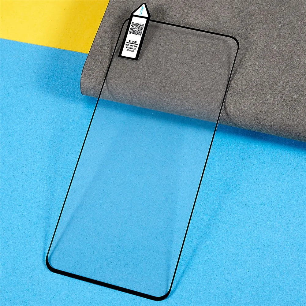 RURIHAI for Motorola Moto G52 4G / G82 5G Aluminum-silicon Glass Film, Secondary Hardening Full Glue 2.5D 9H Anti-scratch Full Screen HD Screen Protector - 6