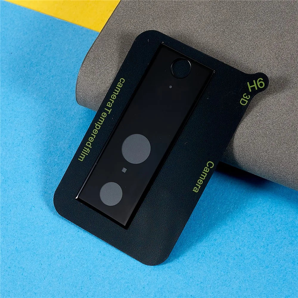 For Google Pixel 7 5G 2Pcs / Set Silk Printing Camera Lens Protector 2.5D Arc Edge Anti-scratch Tempered Glass Film - 3