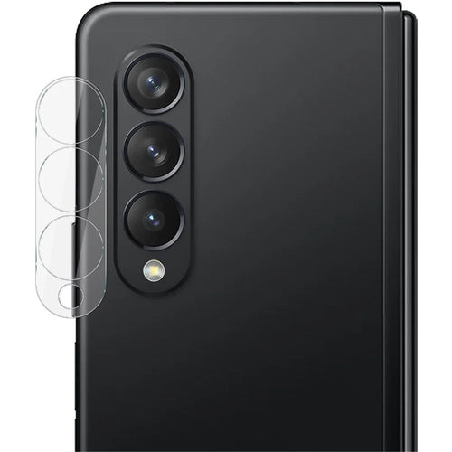 IMAK Camera Lens Film for Samsung Galaxy Z Fold4 5G Anti-scratch Anti-oil HD Tempered Glass Lens Protector + Acrylic Lens Cap - 1