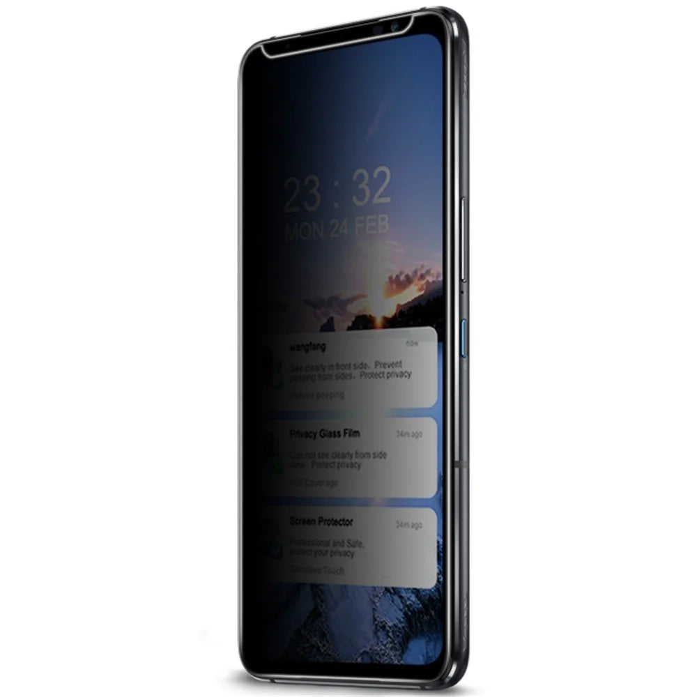 IMAK for Asus ROG Phone 6 5G / 6 Pro 5G / 7 5G / 7 Pro / 7 Ultimate Privacy Screen Protector Full Coverage Anti-Scratch Full Glue Tempered Glass Film - 4