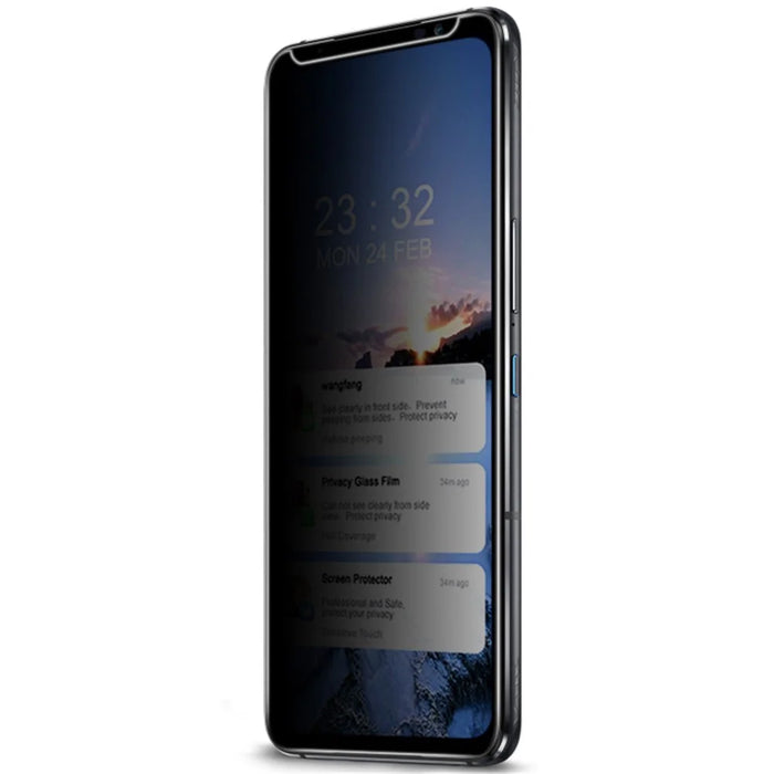 IMAK for Asus ROG Phone 6 5G / 6 Pro 5G / 7 5G / 7 Pro / 7 Ultimate Privacy Screen Protector Full Coverage Anti-Scratch Full Glue Tempered Glass Film - 4