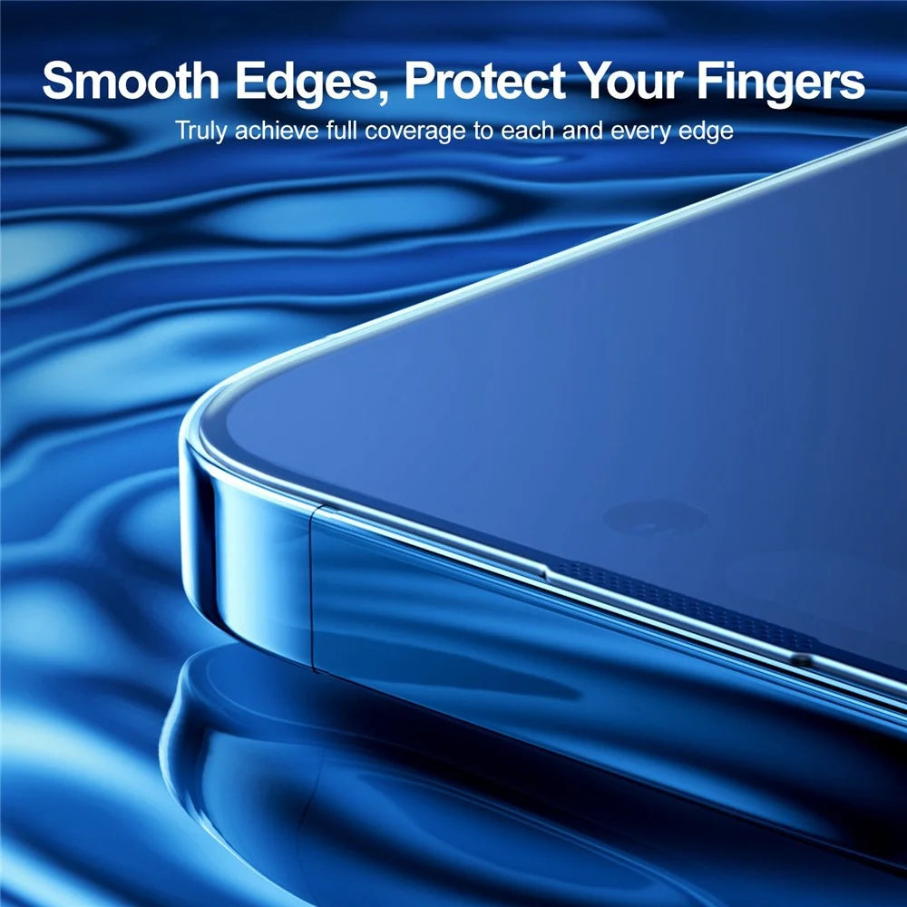 JOYROOM JR-P01 Anti-Spy Silk Printing Screen Protector for iPhone 14 6.1 inch, Full Glue Full Covering Anti-explosion Tempered Glass Film - 7