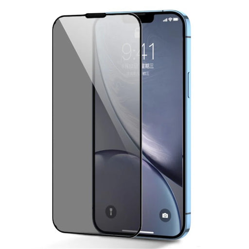 JOYROOM JR-P02 Silk Printing Tempered Glass Film for iPhone 14 Pro 6.1 inch, Anti-Spy Full Covering Anti-scratch Explosion-proof Screen Protector - 1