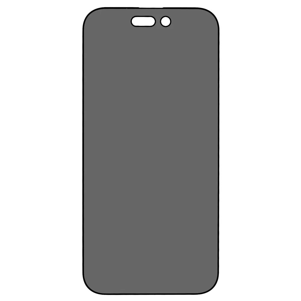 For iPhone 14 Pro Max 6.7 inch High Aluminium-silicon Glass Film Anti-peep Full Glue Anti-explosion Silk Printing Full Covering Tempered Glass Screen Protector - 2