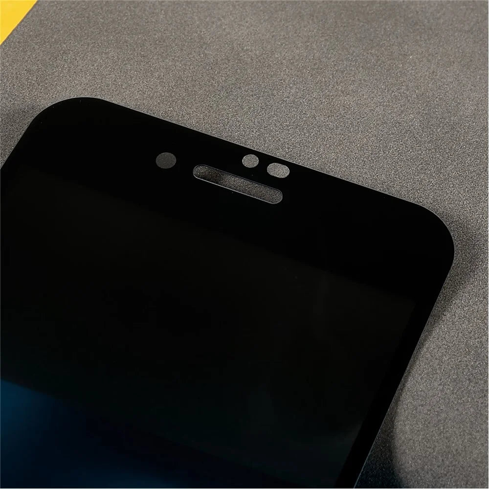 For iPhone SE (2022) / (2020) / 7 / 8 4.7 inch Anti-spy Full Screen Protector Full Glue Silk Printing High Aluminium-silicon Glass Film - 5