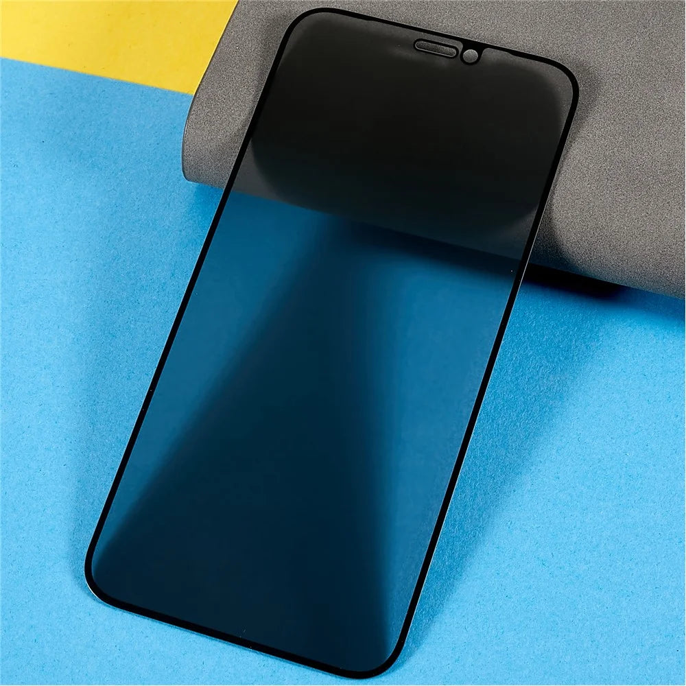 Anti-spy Screen Protector for iPhone 12 mini 5.4 inch, Full Cover Full Glue Silk Printing High Aluminium-silicon Glass Film - 4