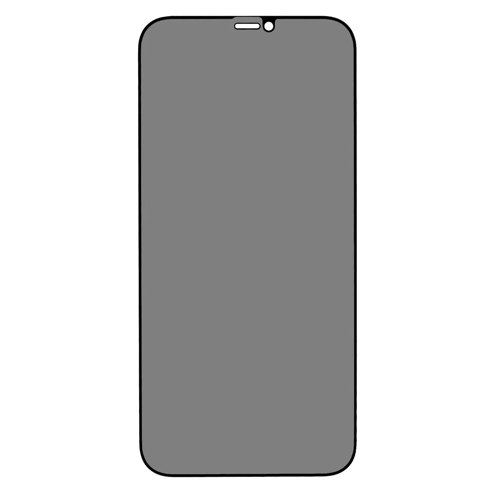 Full Glue Anti-spy Screen Protector for iPhone 12 Pro Max 6.7 inch, High Aluminium-silicon Glass Silk Printing Full Cover Film - 2