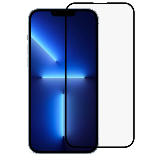 Side Glue 9D Tempered Glass Film for iPhone 14 Pro 6.1 Inch, Anti-Broken Silk Printing Full Covering Screen Protector - 1