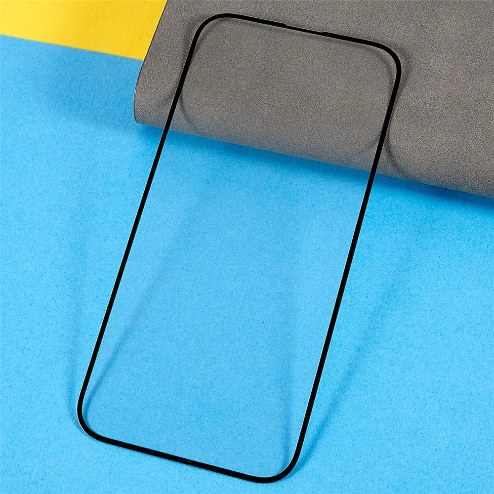 Side Glue 9D Tempered Glass Film for iPhone 14 Pro 6.1 Inch, Anti-Broken Silk Printing Full Covering Screen Protector - 4
