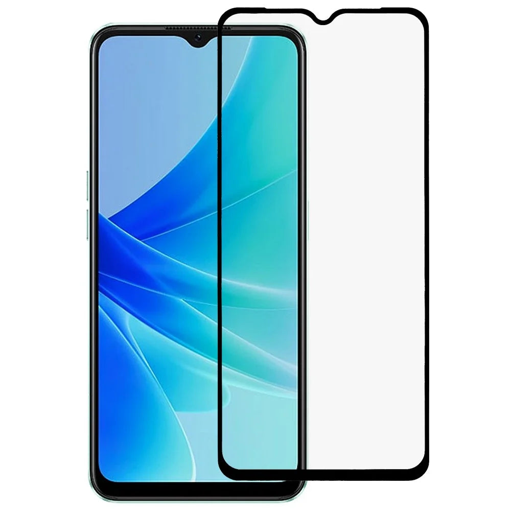 9D Tempered Glass Film for Oppo A57 4G / A57s 4G, Sensitive Touch Full Coverage Silk Printing Side Glue Anti-Oil Screen Protector - 1