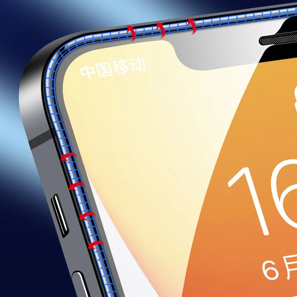 For iPhone 14 Pro 6.1 inch High Transmittance High Aluminium-silicon Glass Screen Film Full Covering Anti-explosion Phone Screen Protector - 3
