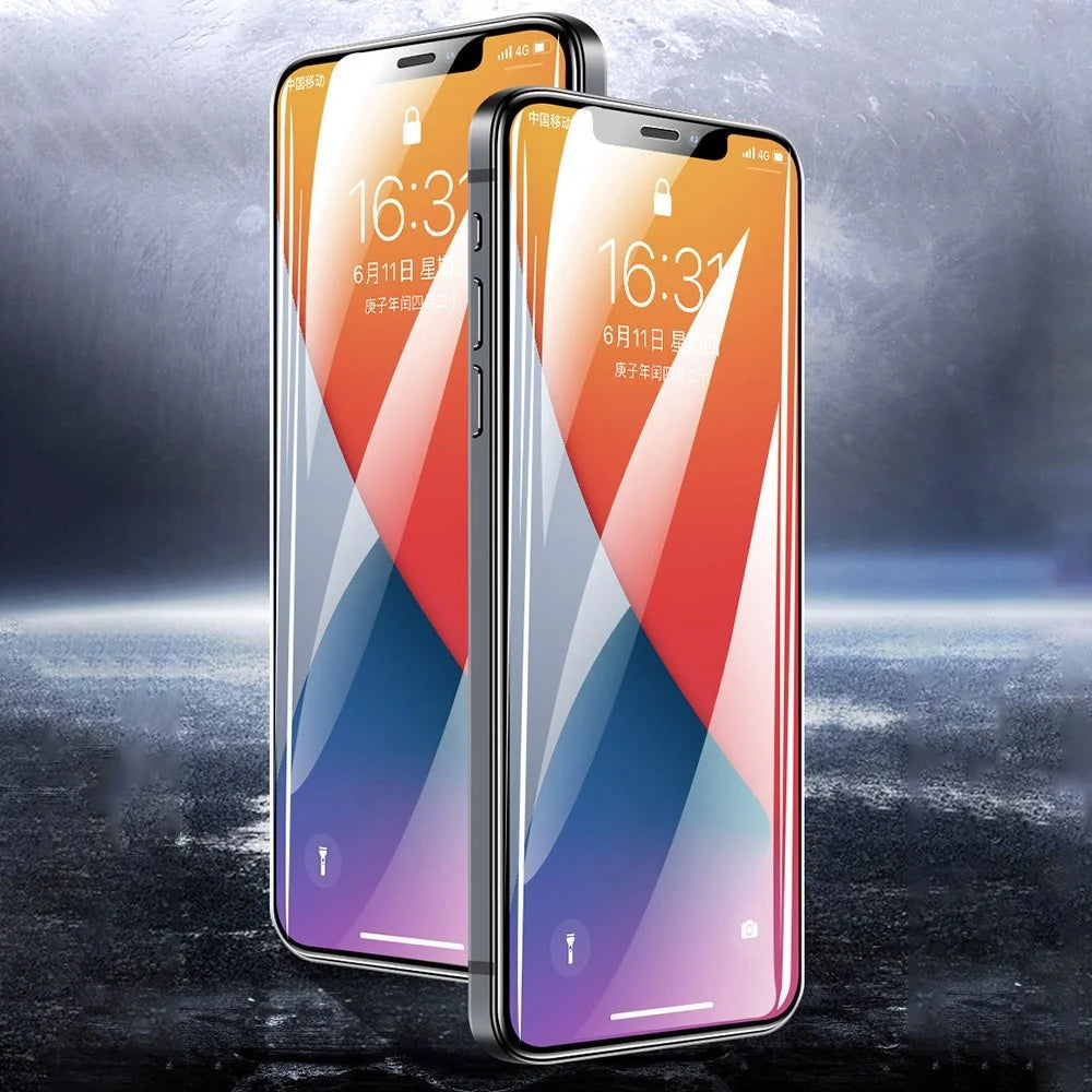 For iPhone 14 Plus Super Clear Smooth Phone Screen Film Anti-fingerprint Full Covering Anti-explosion High Aluminium-silicon Glass Screen Protector - 2
