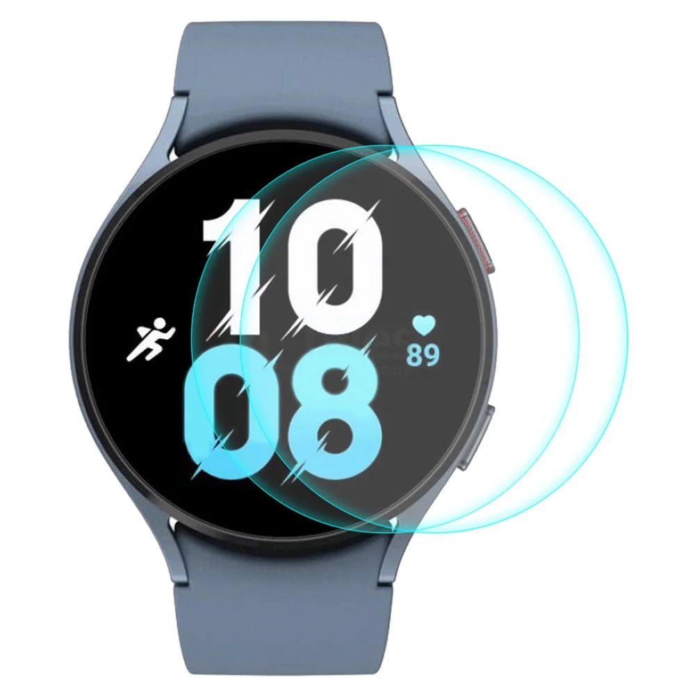 ENKAY HAT PRINCE 2Pcs / Set Watch Screen Protector for Samsung Galaxy Watch5 44mm, High Aluminum-silicon Glass 0.2mm Clear Full Glue 9H Hardness Anti-scratch Film - 1