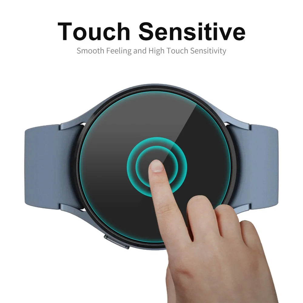 ENKAY HAT PRINCE 2Pcs / Set Round Watch Screen Protector for Samsung Galaxy Watch5 40mm, High Aluminum-silicon Glass 0.2mm Full Glue Self-repair Scratch-proof Film - 3