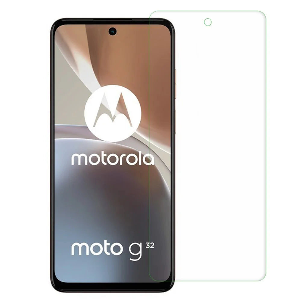 For Motorola Moto G32 4G Abrasion-resistant Screen Protector 0.3mm Arc Edge Smooth Touch Tempered Glass Film - 1