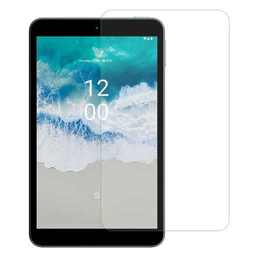 0.3mm Arc Edge Full Cover Screen Protector for Nokia T10, Ultra Clear Shatter-proof Tempered Glass Film - 1