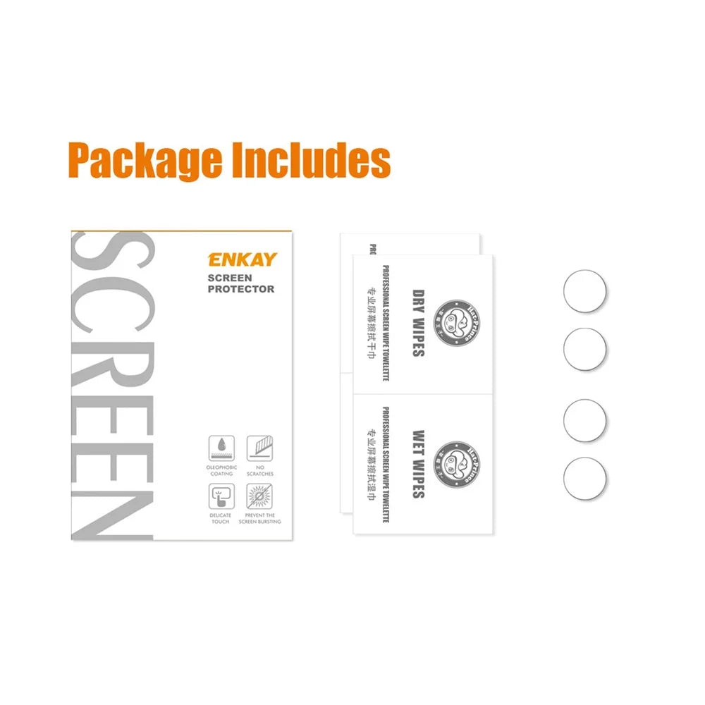 ENKAY HAT PRINCE 2 Sets for iPhone 14 6.1 inch / 14 Plus Camera Lens Protector 0.2mm Full Glue Tempered Glass Film (2Pcs / Set) - 6