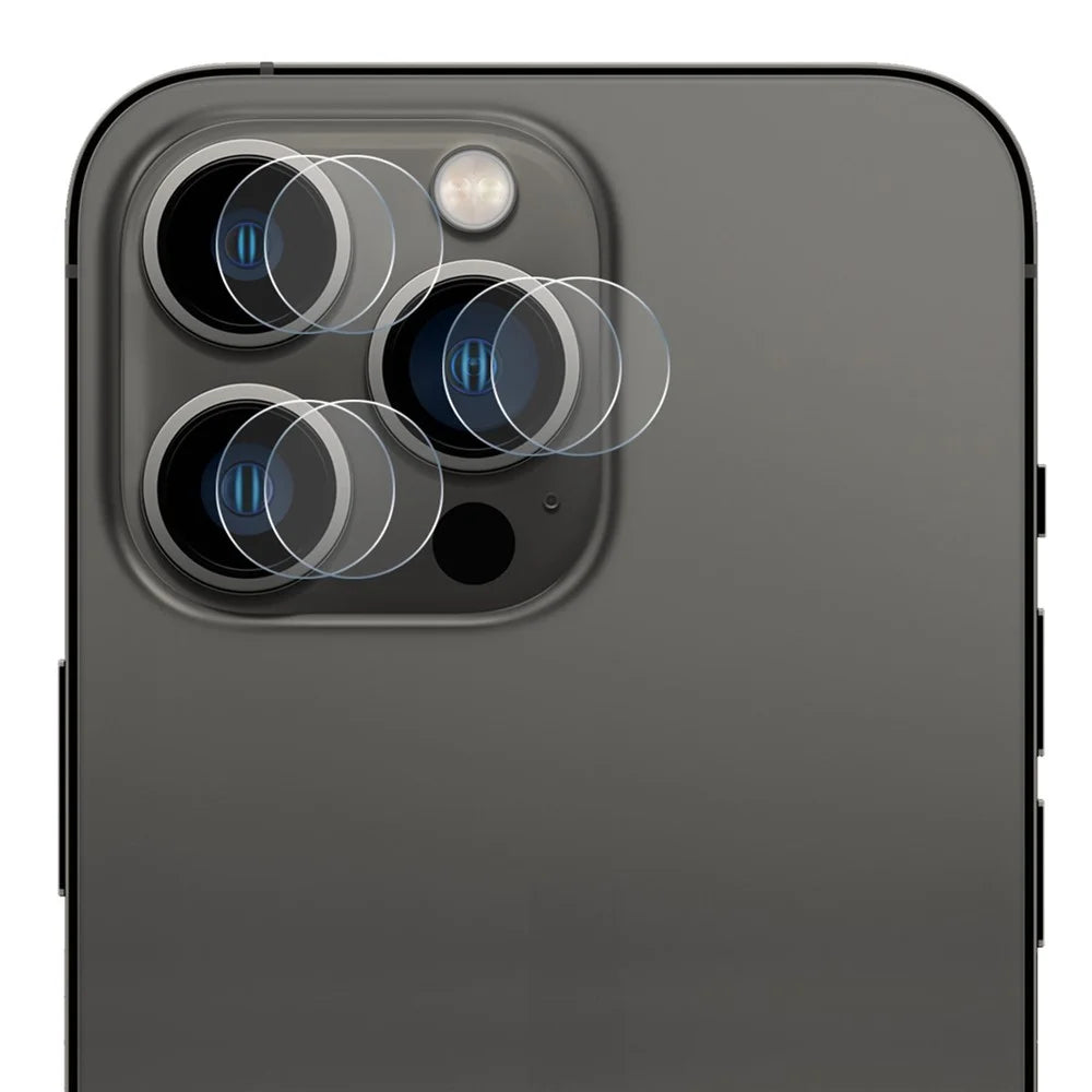 ENKAY HAT PRINCE 2 Sets for iPhone 14 Pro 6.1 inch / 14 Pro Max 6.7 inch 0.2mm Camera Lens Protector Ultra Clear Tempered Glass Film (3Pcs / Set) - 1
