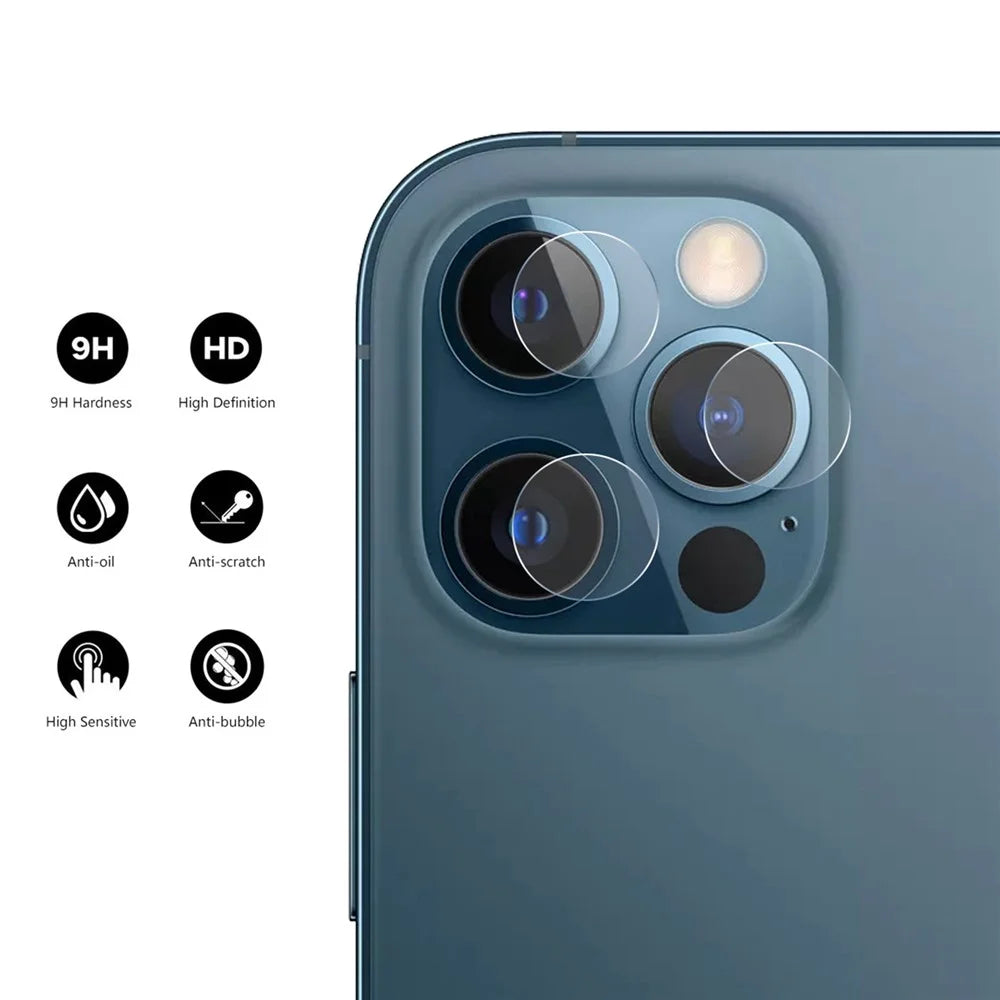 ENKAY HAT PRINCE 2 Sets for iPhone 14 Pro 6.1 inch / 14 Pro Max 6.7 inch 0.2mm Camera Lens Protector Ultra Clear Tempered Glass Film (3Pcs / Set) - 2