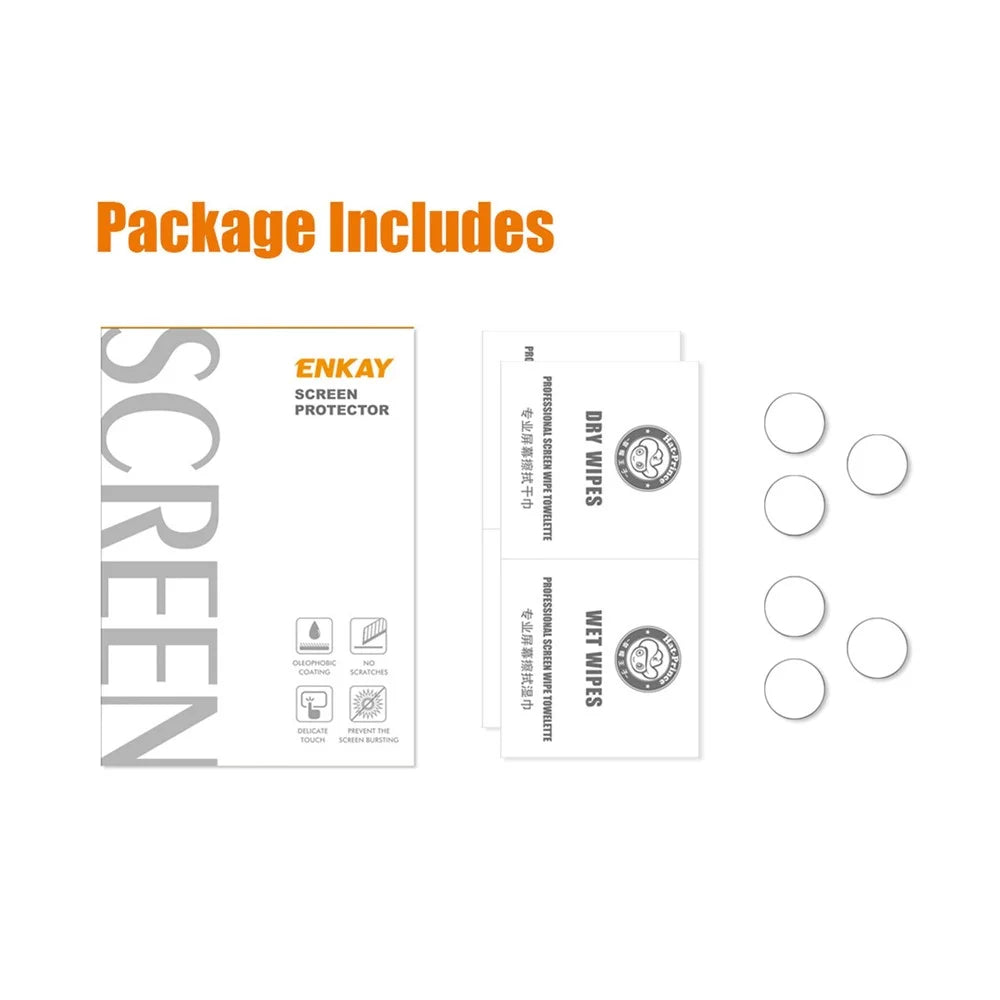 ENKAY HAT PRINCE 2 Sets for iPhone 14 Pro 6.1 inch / 14 Pro Max 6.7 inch 0.2mm Camera Lens Protector Ultra Clear Tempered Glass Film (3Pcs / Set) - 5