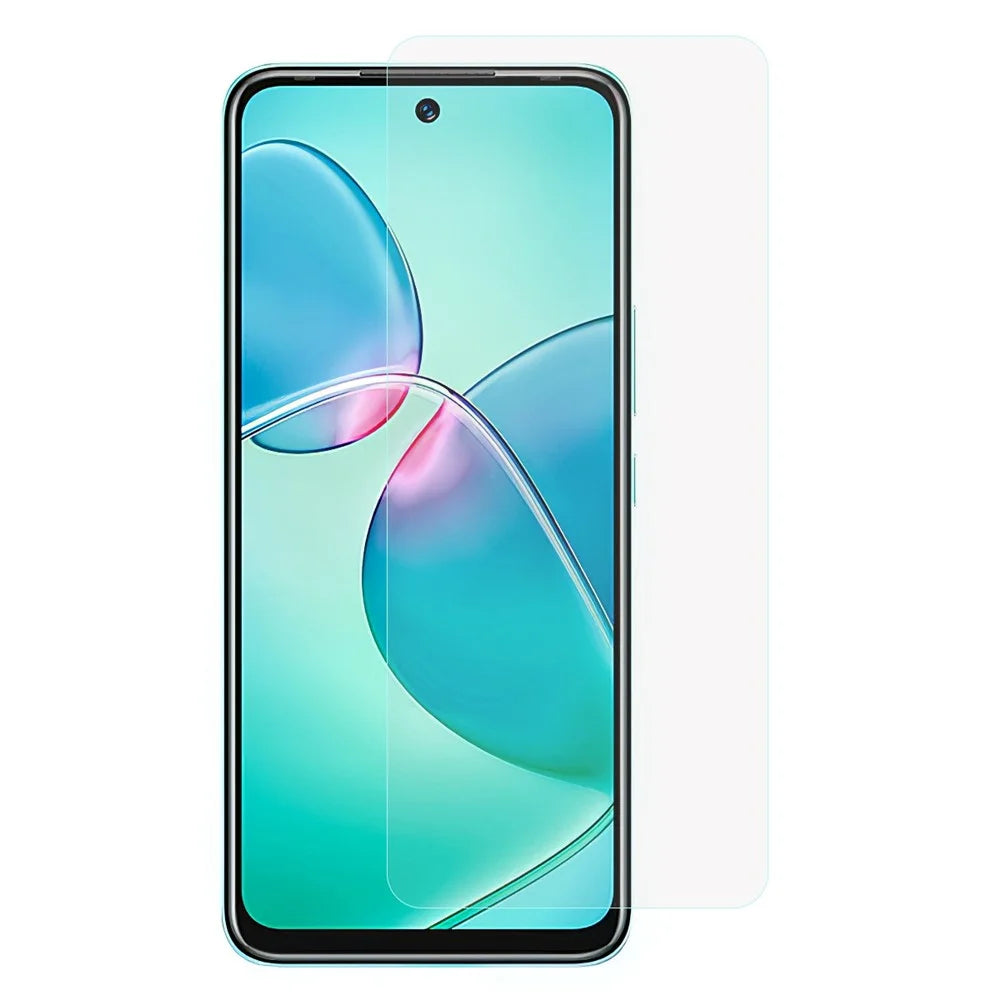 For Infinix Hot 12 Play NFC 4G Explosion-Proof Screen Protector 0.3mm Arc Edge Sensitive Touch Tempered Glass Film - 1