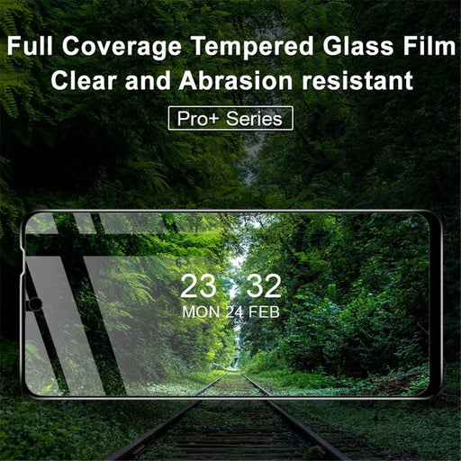 IMAK Pro+ Series for Motorola Moto G42 4G Phone Screen Film Tempered Glass Full Glue HD Clear 9H Hardness Full Covering Screen Protector - 2