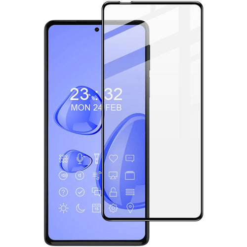 IMAK Pro+ Series for Motorola Edge 30 Pro  /  Edge+ (2022) Anti-explosion Screen Protector 9H Hardness Tempered Glass Full Glue Full Coverage Film - 1