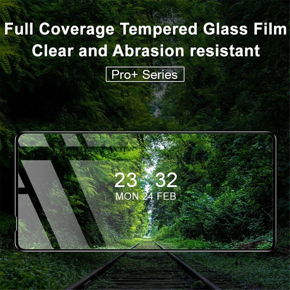 IMAK Pro+ Series for Motorola Edge 30 Pro  /  Edge+ (2022) Anti-explosion Screen Protector 9H Hardness Tempered Glass Full Glue Full Coverage Film - 2