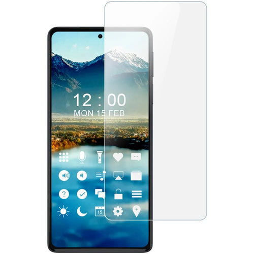 IMAK ARM Series Soft TPU Film (Not Complete Covering) for Motorola Edge 30 Pro (Motorola Edge+ (2022)), Clear Full Glue Anti-explosion Screen Protector - 1