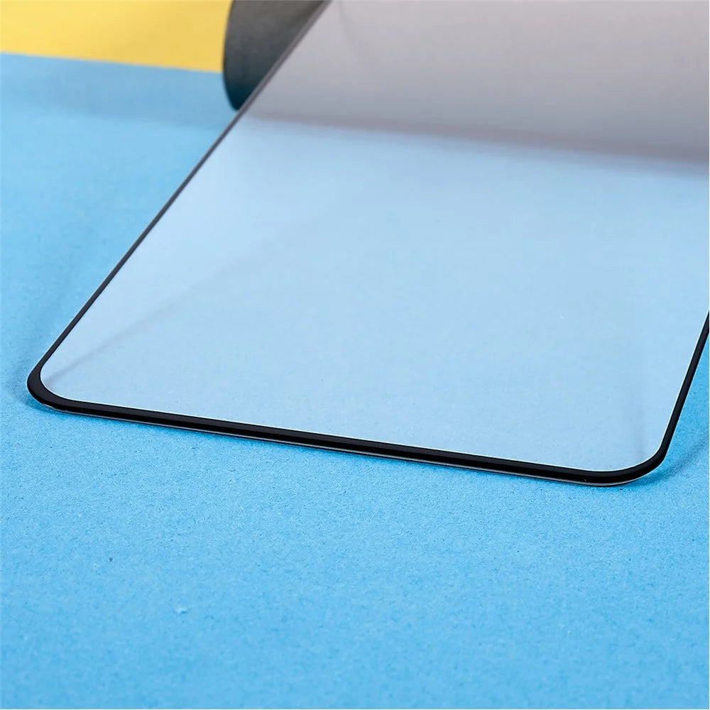 Silk Printing Phone Screen Protector For Motorola Moto G52 4G / G82 5G, Full Glue Tempered Glass Film Anti-fingerprint Full Coverage HD Film - 5