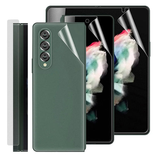 For Samsung Galaxy Z Fold4 5G 1 Set Front and Back Soft TPU Film Anti-scratch Full Cover Protective Film - 1