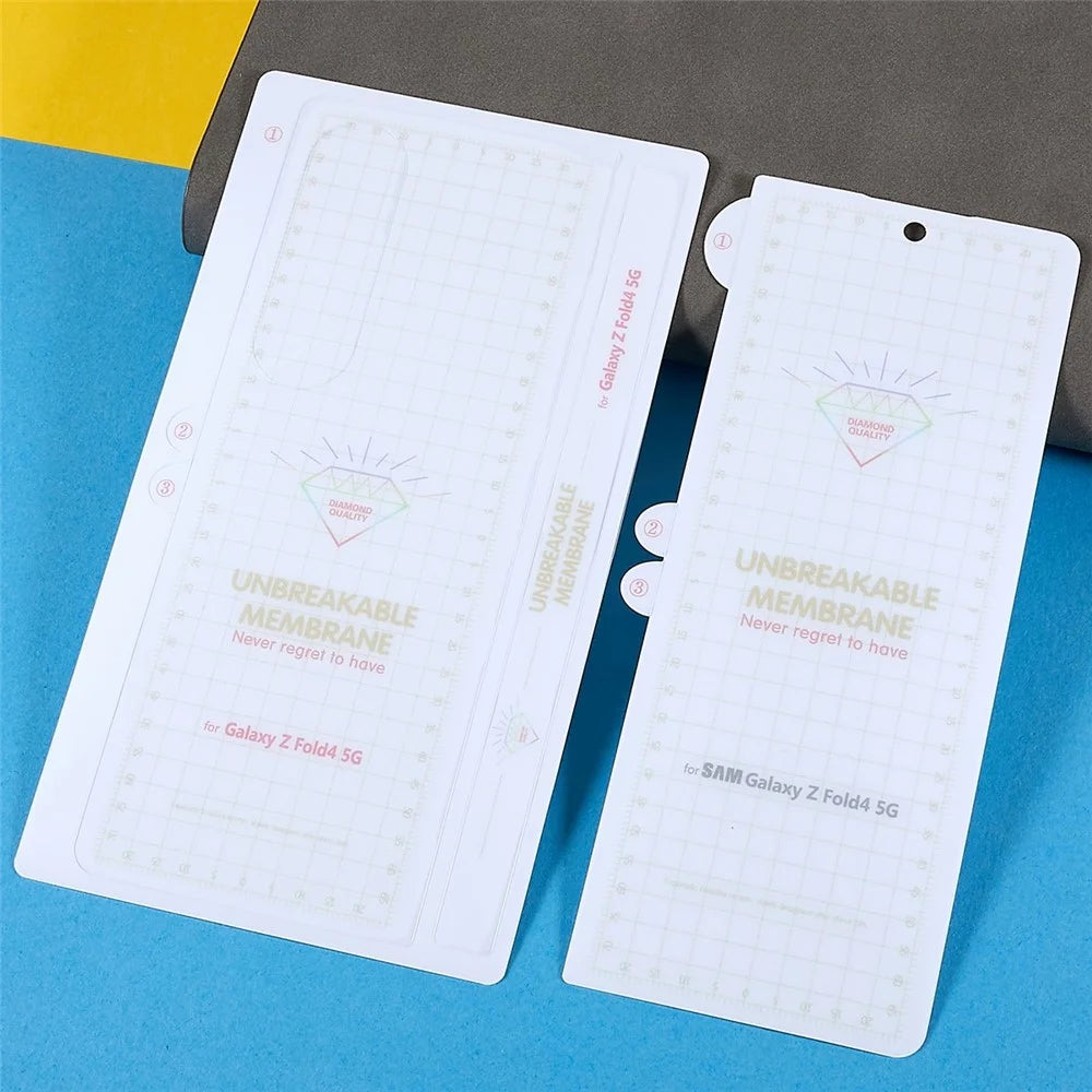 For Samsung Galaxy Z Fold4 5G 1 Set Front and Back Soft TPU Film Anti-scratch Full Cover Protective Film - 3