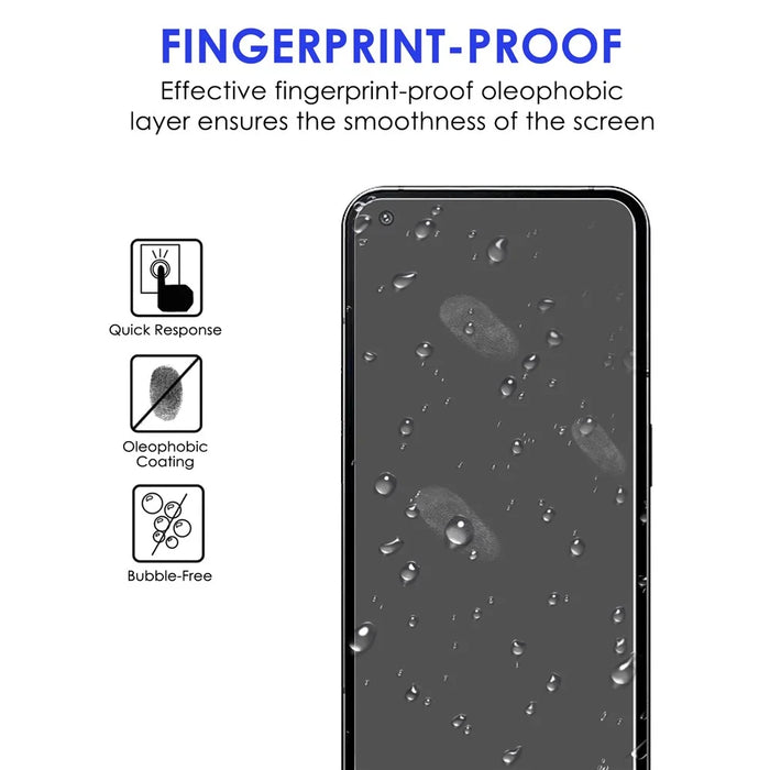 For Nothing phone (1) 5G Screen Protector 2.5D Arc Edge Tempered Glass Anti-fingerprint Film - 2