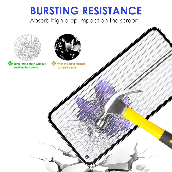 For Nothing phone (1) 5G Screen Protector 2.5D Arc Edge Tempered Glass Anti-fingerprint Film - 3