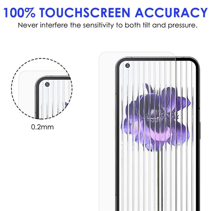 For Nothing phone (1) 5G Screen Protector 2.5D Arc Edge Tempered Glass Anti-fingerprint Film - 6