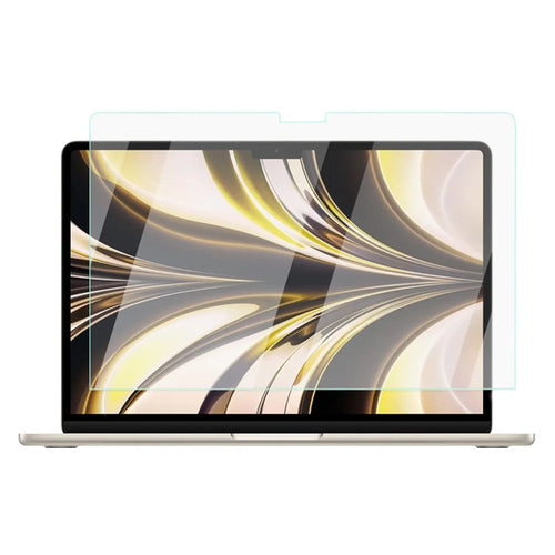 For MacBook Air 13 inch (2026) A3449 / (2025) A3240 / (2024) A3113 / (2022) A2681 Tempered Glass Screen Protector Anti-explosion 0.3mm Arc Edge Full Cover Film - 1