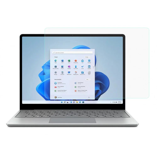 For Microsoft Surface Laptop Go 2 12.4 inch 0.3mm Arc Edge Full Screen Protector Anti-explosion HD Clear Tempered Glass Film - 1