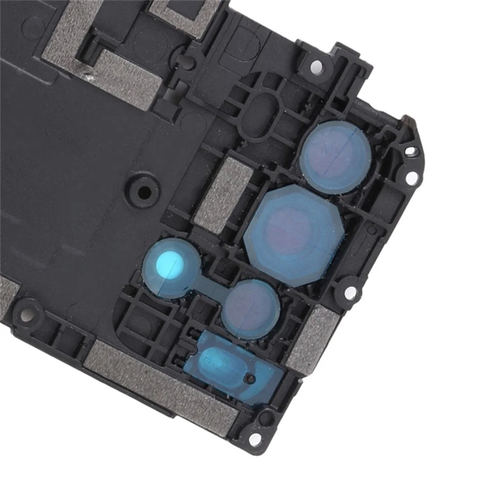 For Xiaomi Redmi Note 9 4G (Qualcomm Snapdragon 662) M2010J19SC / Redmi 9T / Poco M3 Motherboard Protective Cover with Camera Ring Lens Cover (without Logo) - Black - 3