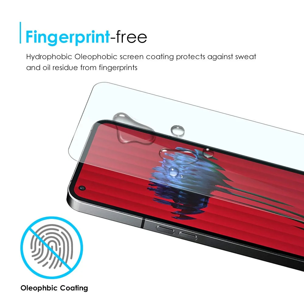 NORTHJO For Nothing phone (1) 5G HD Tempered Glass Screen Protector 0.3mm 2.5D Anti-fingerprint Scratch-resistant Film - 3