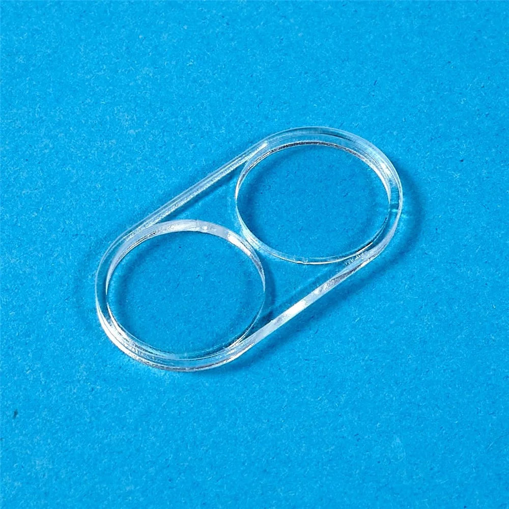 For Nothing phone (1) 5G 2Pcs  /  Set HD Camera Lens Protector No Bubble 3D Arc Edge Tempered Glass Lens Film - 5