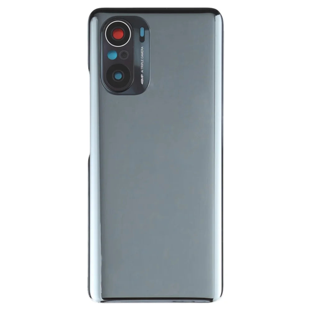For Xiaomi Poco F3 OEM Battery Housing Back Cover with Camera Ring Lens Cover Replacement - Black - 2