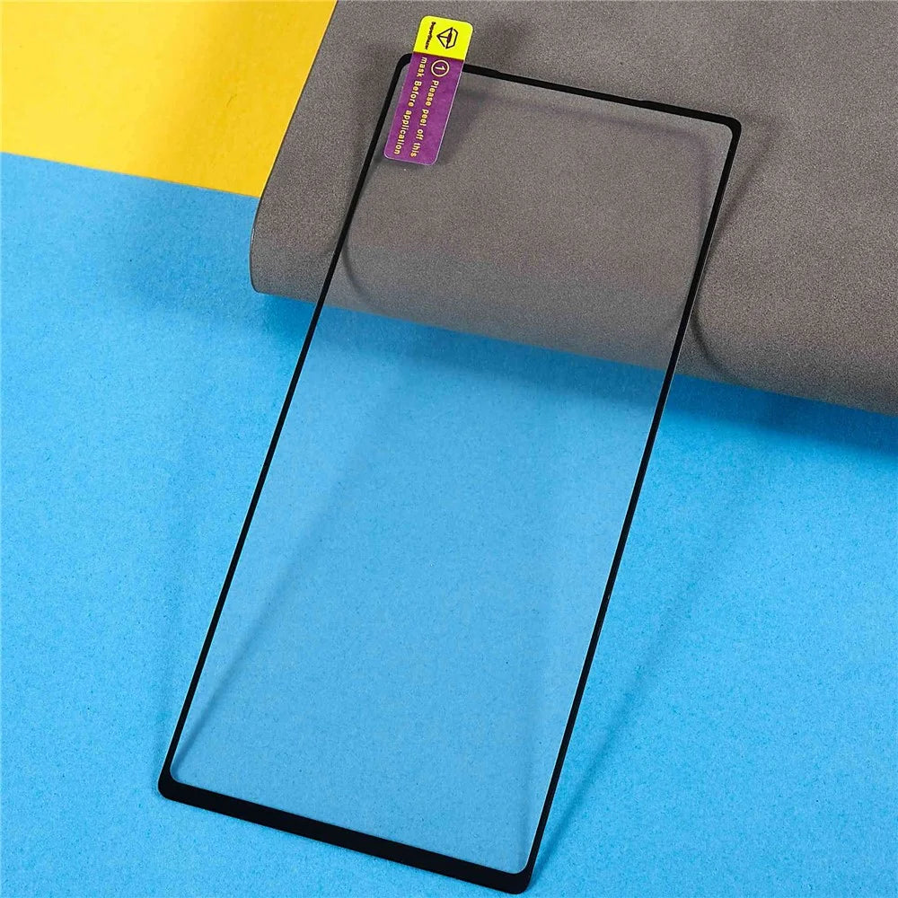 For Google Pixel 6a Silk Printing High Aluminum-silicon Glass Anti-wear Full Glue Full Coverage HD Protector - 6