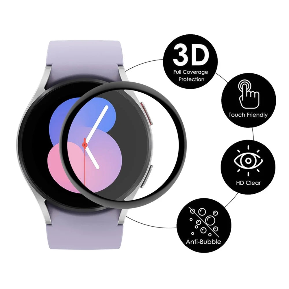 ENKAY HAT PRINCE for Samsung Galaxy Watch 5 40mm 3D Curved Full Screen Protector Soft PC Edge + PMMA Ultra Clear Film - 3