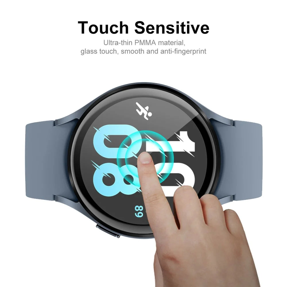 ENKAY HAT PRINCE For Samsung Galaxy Watch 5 44mm Screen Protector 3D Curved Soft PC Edge + Full Cover HD PMMA Film - 5