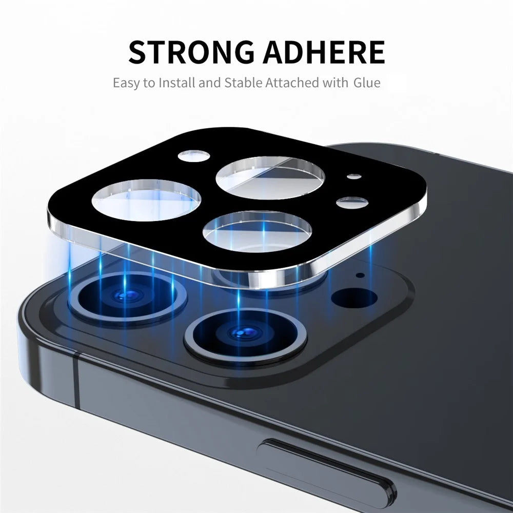 ENKAY HAT PRINCE For iPhone 14 Pro 6.1 inch / 14 Pro Max 6.7 inch Full Cover Camera Lens Protector Ultra Clear Silk Printing Tempered Glass Lens Film - 3