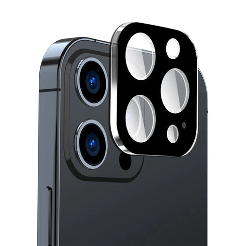 ENKAY HAT PRINCE For iPhone 13 Pro 6.1 inch / 13 Pro Max 6.7 inch Full Cover Rear Camera Lens Protector Silk Printing Anti-scratch Tempered Glass Lens Film - 1