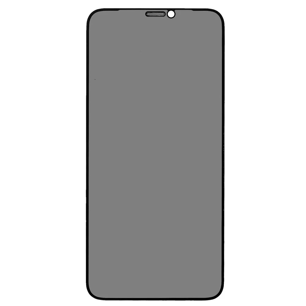 For iPhone 11 / XR 6.1 inch Dust-proof Privacy Screen Protector High Aluminium-silicon Glass Full Cover Full Glue Anti-static Silk Printing Film with Easy Installation Kit - 2