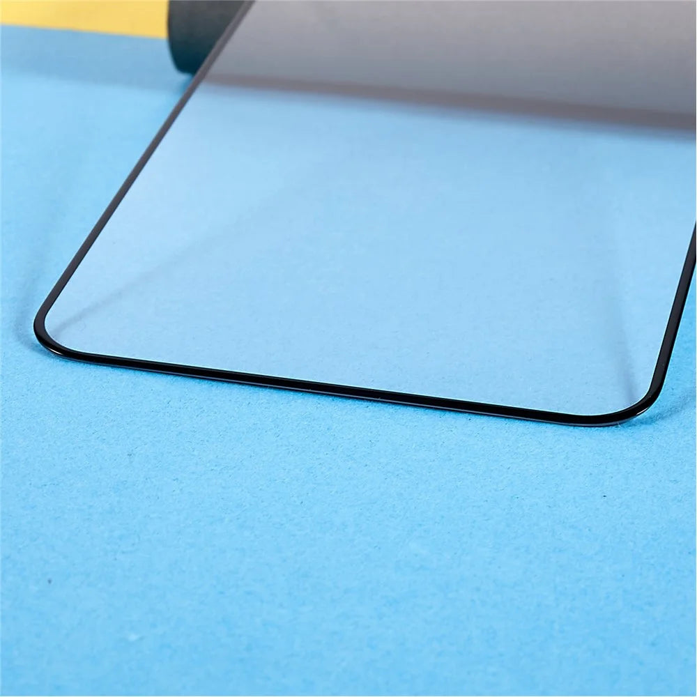 For iPhone 11 Pro Max / XS Max 6.5 inch 9H High Aluminum-silicon Glass Screen Protector Silk Printing Edge Anti-static Full Cover Ultra Clear Film with Dust-proof Net - 6