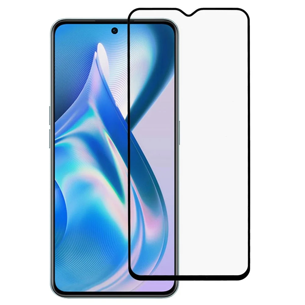 For OnePlus Ace 5G Wear-resistant Full Cover Screen Protector Full Glue No Bubble Silk Printing Tempered Glass Film - 1